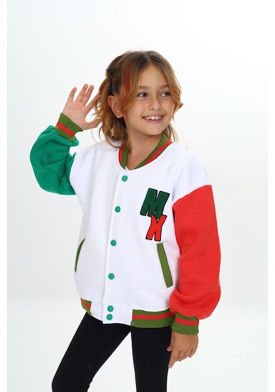 My Kids Wear Üç İplik Cepli Kolej Ceketler Haki