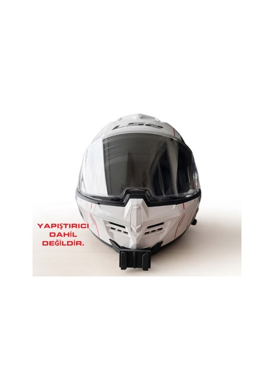 Ls2 Advant Ff906 Uyumlu Aksiyon Kamera Aparatı - Kask Çene Bağlantı Aparatı Siyah