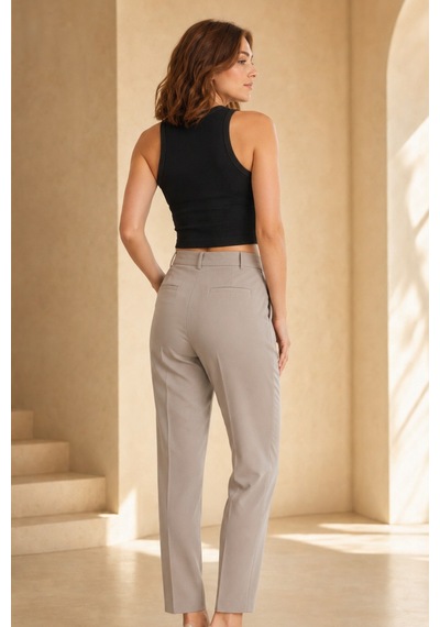 Loule Kadın 2'li Bisiklet Yaka Kolsuz Fitilli Crop Top Siyah-beyaz Siyah - Beyaz