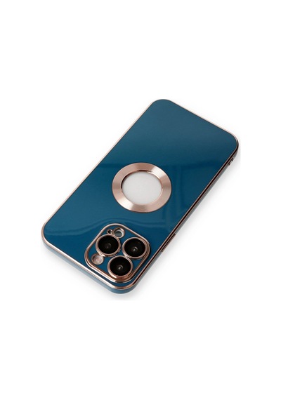 Apple  Uyumlu  iPhone 14 Pro Max Kılıf Store Silikon Mavi