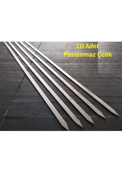 İnce Yassı Kuşbaşı Şiş 10 Adet