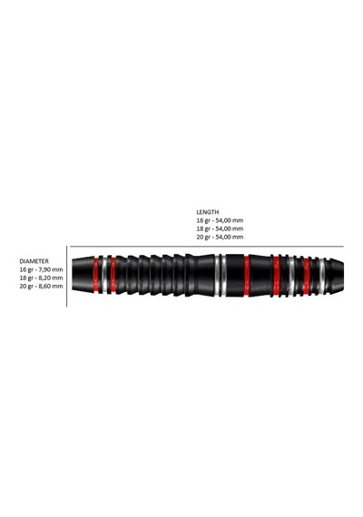 Harrows Fire High Grade Alloy Soft Tip Darts 20