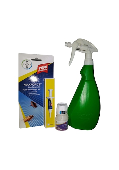 Bayer Maxforce Platin Hamam  Jeli + Pompa + K-Othrine SC 50 Haşere 3'lü