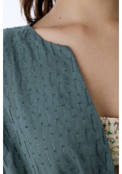 Penti Koyu Yeşil Neri Kaftan K.yesıl