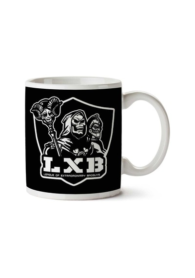 League Of Extraordinary Badguys Masters Of The Universe İki Tarafı Baskılı Kupa Bardak Çok Renkli