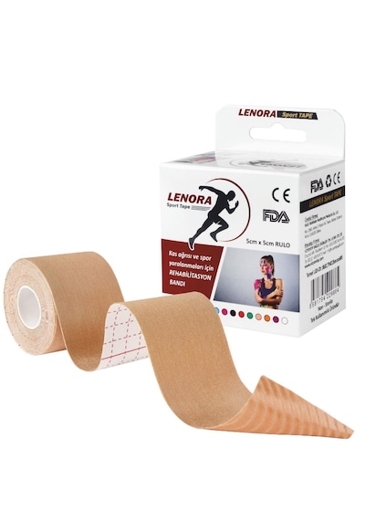 Lenora Kinesiology  Bandı Ten Sporcu Bandı 5 x 5 M