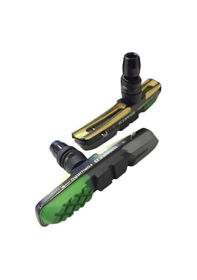 Brakco Bisiklet Fren Pabucu M-l55d+955vcr Siyah/Yeşil Performans