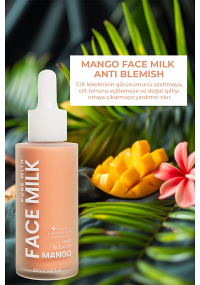 Mango Özlü Aydınlatıcı Ve Leke Karşıtı Nemlendirici Yüz Sütü 150 Ml Vitamin C, Arbutin