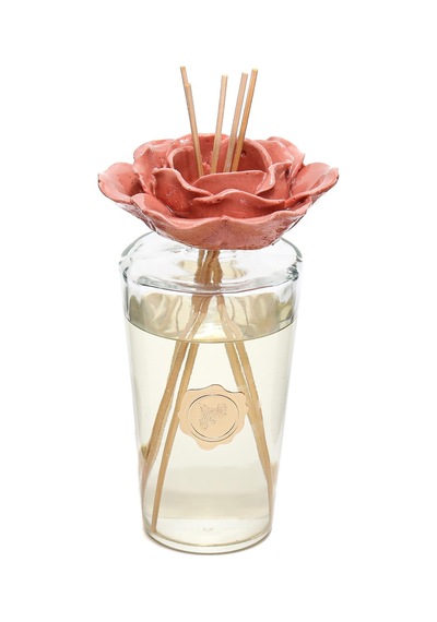 Parlak Sırlı Pembe Seramik Gül Detaylı Çubuklu Oda Kokusu 400 Ml-garden Rose&pudra Parlak Sırlı Pembe Seramik Gül Detaylı Çubuklu Oda Kokusu 400 Ml-garden Rose&pudra