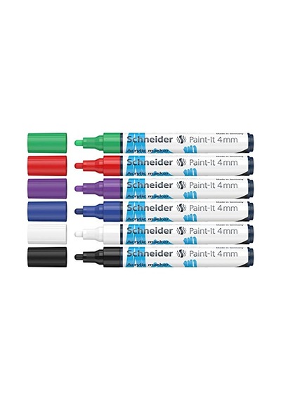 320 Akrilik Marker 4mm Set/1-120295 6 Lı Genel