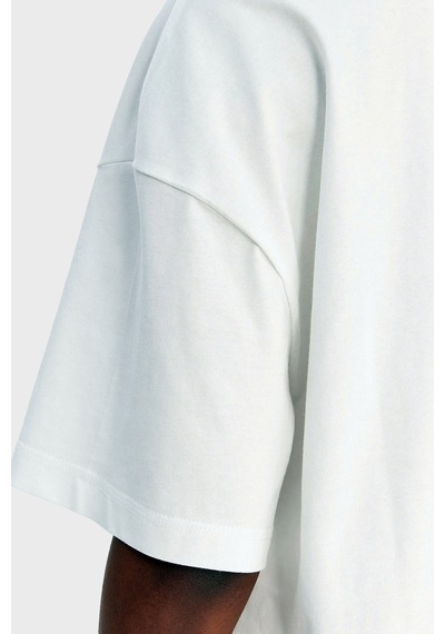 Calvin Klein Bayan T Shirt Lv047f828g Yaf Beyaz BEYAZ