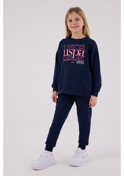 U.s. Polo Assn Kız Çocuk Lacivert Eşofman Takımı Us2309-c-v1 Lacivert