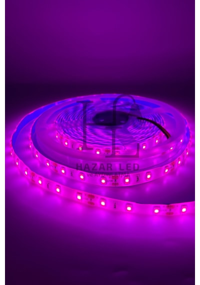 12 Volt Grow Full Spectrum Şerit Led Ip65 Dış Mekan Silikonlu Bitki Yetiştirme Ledi 5 Metre