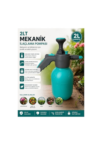 Jetta 2lt Ilaçlama Pompası - Baitfuran Ul 450ml Karasinek - Arı Haşere Öldürücü Hazır Sprey