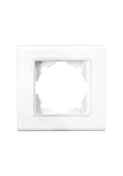 Tekli Çerçeve - Beyaz, Dayanıklı Malzeme 001