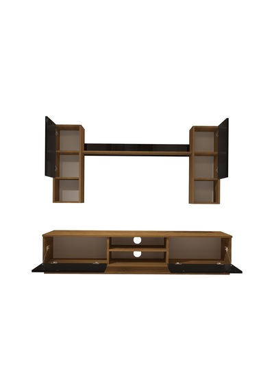 Decoraktiv Eko 5dab Mdf Dvd Tv Ünitesi Tv Sehpası Pera - Siyah