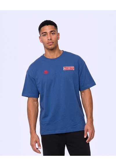 Kappa Authentic Oyster Tur Erkek Dark Tone Oversize Tişört