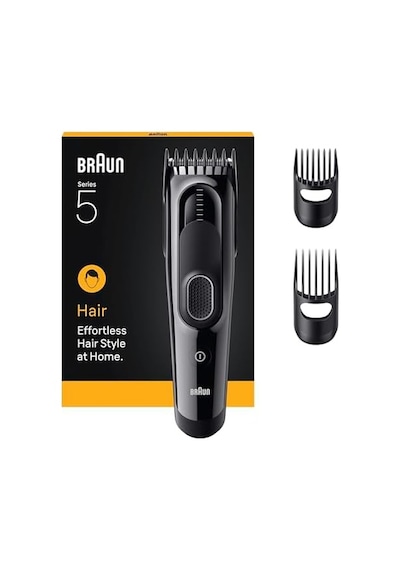 Saç Kesme Makinesi Series 5, +3 Aksesuar, Ömür Boyu Keskin Bıçak, 17 Uzunluk, Hc5530
