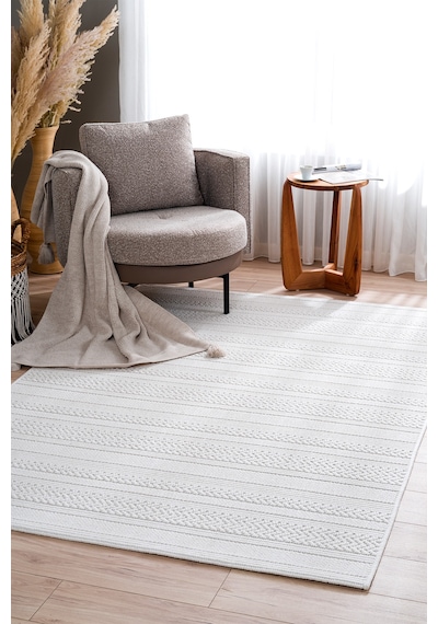 Koza Hayad Nomad Krem Halı Kilim Salon Oturma Odası Yatak Odası Koridor Makine Halısı A2542a Krem
