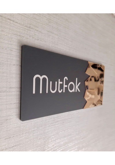 Klasik Seri Mutfak Yönlendirme Tabelası