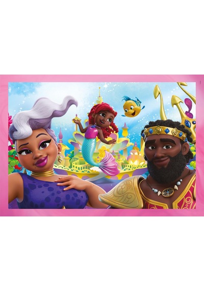Clementoni 12-16-20-24 Parça Ariel Puzzle Varsayılan