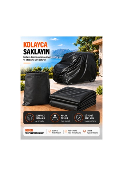 Rks D2 Elektrikli Micro Araba Brandası Siyah Oto Branda Su Geçirmez Dört Mevsim Uv İki Katmanlı Dış Ortam Örtü