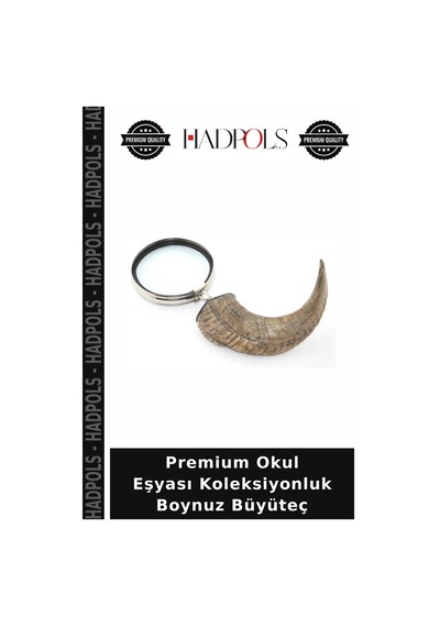 Premium Okul Eşyası Koleksiyonluk Boynuz Büyüteç