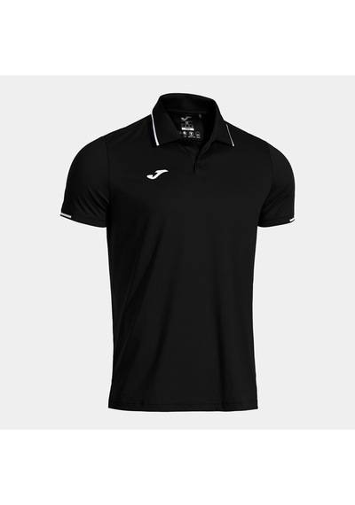 Joma Torneo Short Sleeve Polo Black Erkek Polo Yaka Siyah Tişört Siyah