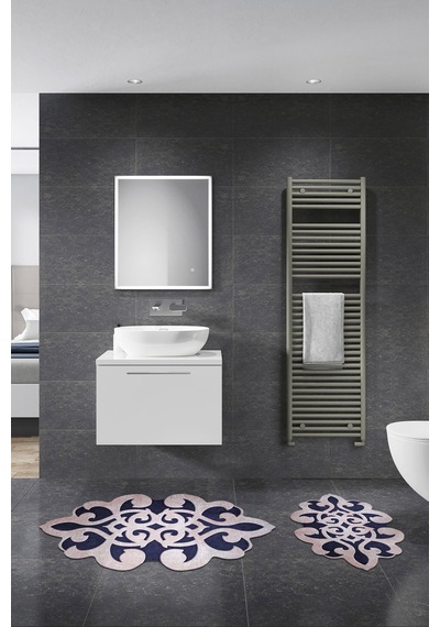 Alanur Beste Lazer Kesim 2 Li Banyo Takimi St2101022bj Siyah Bej
