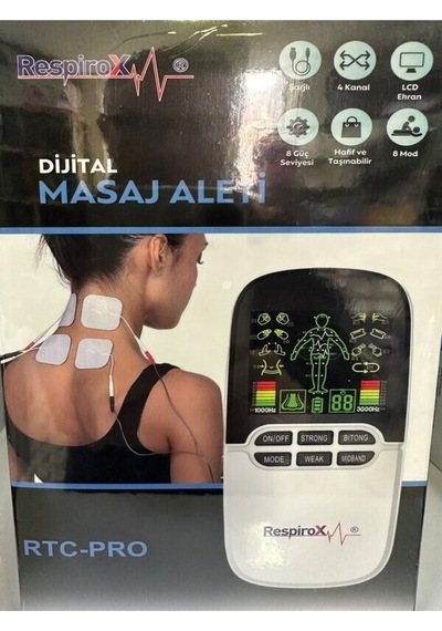 Medikaltec Rtc-pro Renkli Dijital Masaj Aleti Tens 8 Kanallı Şarjlı 8 Pedli