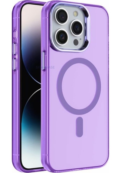 Telefon Kılıfı Apple Uyumlu iPhone 15 Kılıf Magsafe Siyah