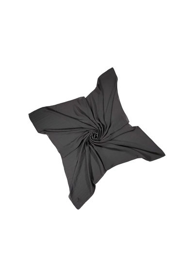 Mim Eşarp Mısırlı Eşarpları Aerobin Jazz Caz Eşarp 120x120 Cm Füme