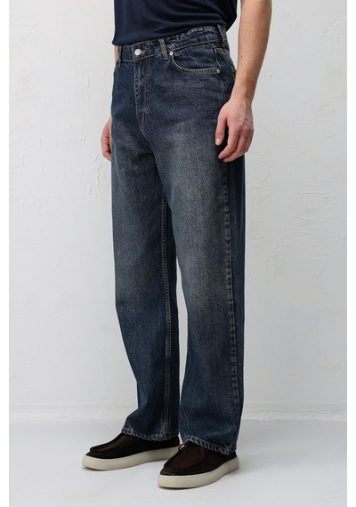 Antioch Baggy Fit Erkek Jean Mavi