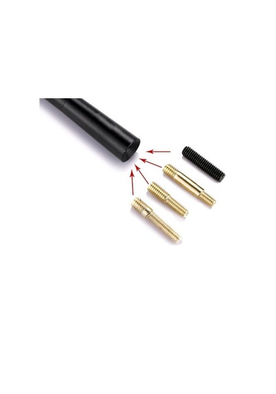 Oto Anten Alüminyum Alaşımlı Kırmızı Araç Şekillendirici 12 Cm Evrensel Karbon Fiber Radyo Fm Anteni
