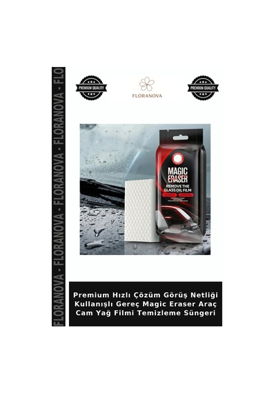 Premium Hızlı Çözüm Görüş Netliği Kullanışlı Gereç Magic Eraser Araç Cam Yağ Filmi Temizleme Süngeri
