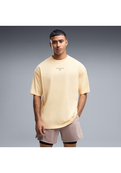 Puma M Puma X Hyrox Lıfestyle Tee Sarı Erkek T-shirt