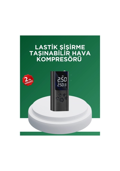 Mey İthalat Dijital Lastik Pompası Çok Amaçlı Taşınabilir Kompresör