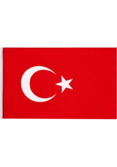 Kumaş Türk Bayrağı Kutulu 60 Cm 90 Cm Diğer