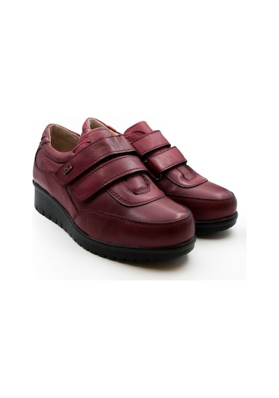 Dr.Comfort Ortopedik Çift Cırtlı Kadın Ayakkabı Dr.3604 Bordo