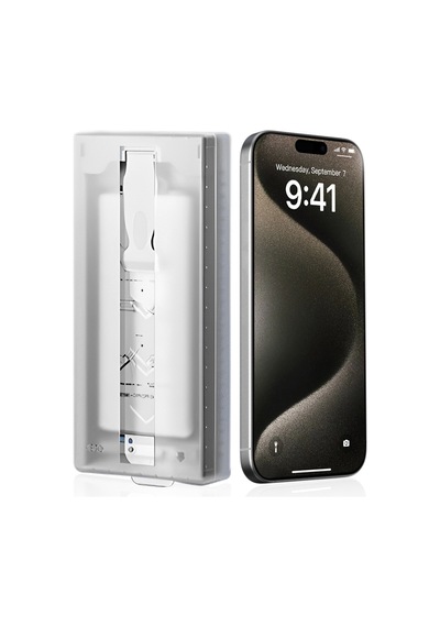 Zore İphone 14 Zore 3d Oliv Hd Temperli Cam Ekran Koruyucu + Kolay Uygulama Aparatı - Şeffaf