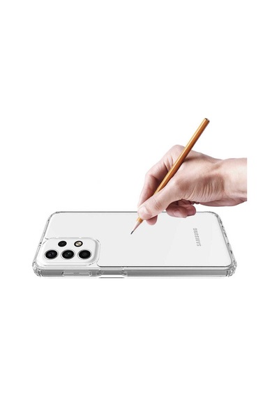 Samsung Uyumlu Galaxy A13 4g Kılıf Zore 2mm Anti Shock Silikon Renksiz