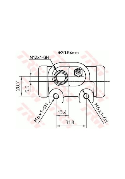 Peugeot 306 1993-2003 Arası 1.9 D, 1.1, 1.9 Dt Trw Marka Sol Abssız Fren Silindiri