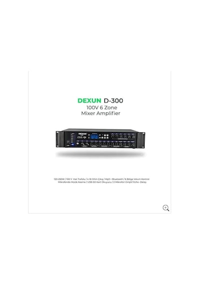 Dexun D-300 Zonlu Anfi