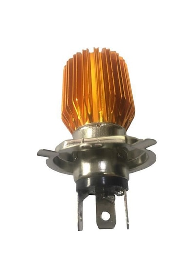 Ampul H-4 12v 35/35 Led Çift Duy Kesik Aliminyum Zenon Far Ampulu
