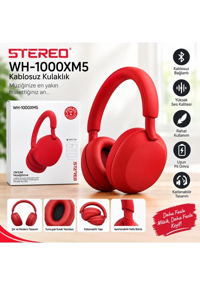 1000xm5 Kafa Üstü Bluetooth Kulaklık