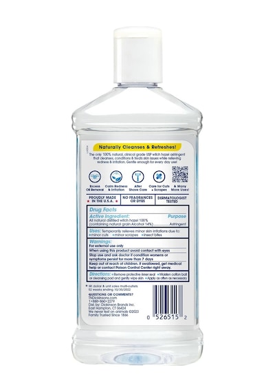 Dickinsons Witch Hazel Yüz ve Vücut Temizleyici 473 ML