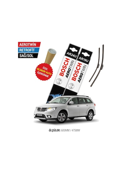 Bosch Aerotwin Fiat Freemont Silecek Takımı (2012-2015)