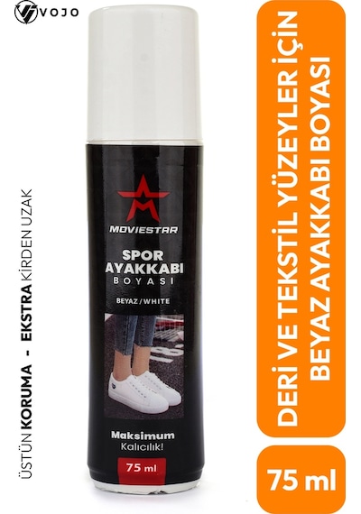 Vojo Ms Deri Ve Kumaş Beyaz Spor Ayakkabı Boyası 75 Ml. 267800001606 05 Beyaz
