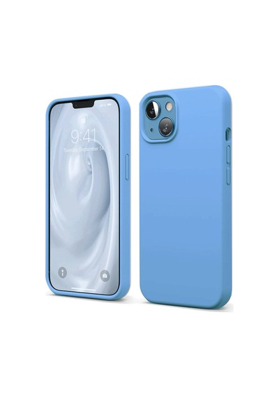 İphone 14 Kılıf First Silikon - Mavi 1