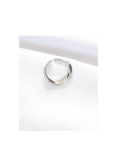 Mey İthalat Yassı Silver Renk Ayarlanabilir Yüzük - Özel Seri Meyeb664af7208f53dd06ff0bd747 Gümüş